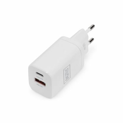 DIGITUS Nabíječka Dual Port USB 1x USB-A / 1x USB-C 30W, ...