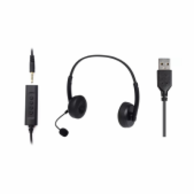 Sandberg PC sluchátka 2in1 Office Headset Jack+USB s mikr...