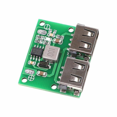 Napájecí modul, step-down měnič 5V/3A, 2x USB