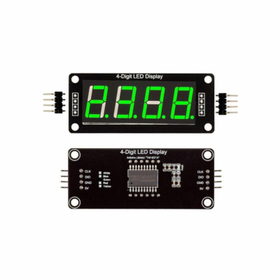 Hodinový displej 0,56" s TM1637 zelený