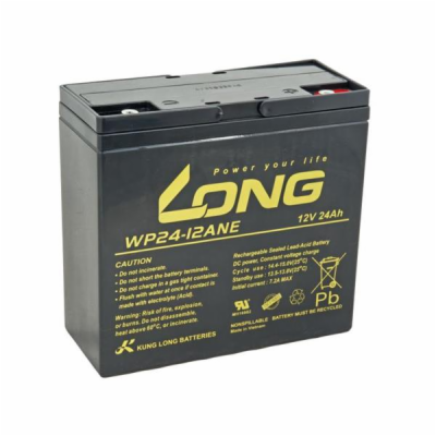 LONG 12V 24Ah WP24-12ANE Avacom Long baterie 12V 24Ah M5 ...