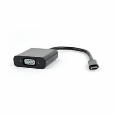 Gembird adaptér USB-C (M) na VGA (F) černý, blister