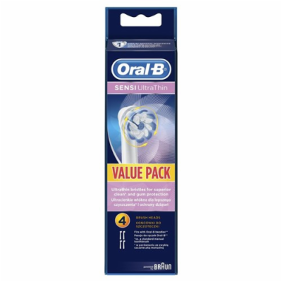 Oral-B Sensi UltraThin 4 ks - Sensitive náhradní hlavice,...