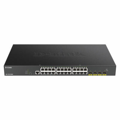 D-Link DGS-1250-28XMP/E 24-port Gigabit PoE Smart Managed...