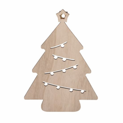 Solight LED nástěnná dekorace vánoční stromek, 24x LED, 2...