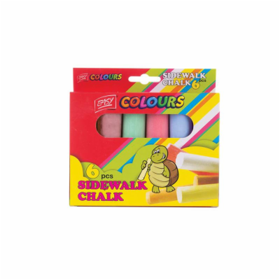 Křídy EASY Colours 6ks