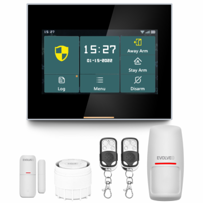 EVOLVEO Alarmex Pro, chytrý bezdrátový Wi-Fi/GSM alarm, 4...