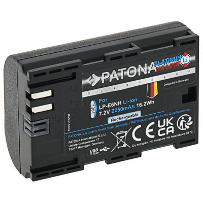 PATONA baterie pro foto Canon LP-E6NH 2400mAh Li-Ion Plat...