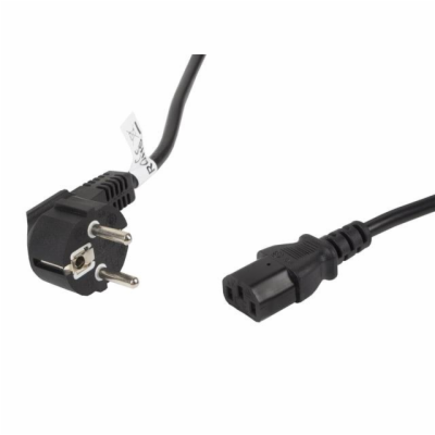 LANBERG CEE 7/7 na IEC 320 C13 POWER CORD 5M VDE černý  