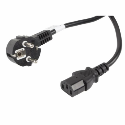 LANBERG CEE 7/7 na IEC 320 C13 POWER CORD 10M VDE černý  