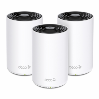 TP-Link Deco XE75 Pro(3-pack) WiFi6E Mesh (AXE5400,2,4GHz...