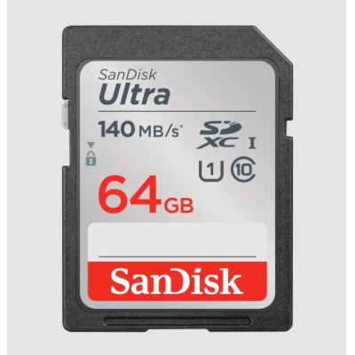 SanDisk SDXC karta Ultra 64GB (140MB/s)