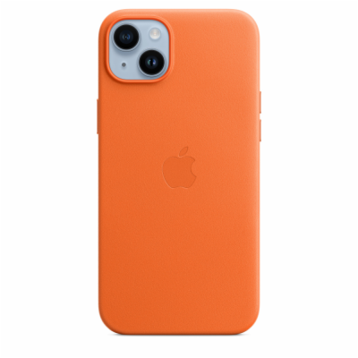 APPLE iPhone 14 Plus kožené pouzdro s MagSafe - Orange