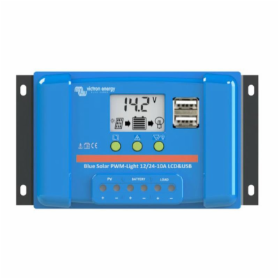 Solární regulátor PWM Victron Energy 30A  LCD a USB 12V/24V