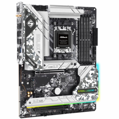 ASRock MB Sc AM5 X670E STEEL LEGEND, AMD X670, 4xDDR5, 1x...