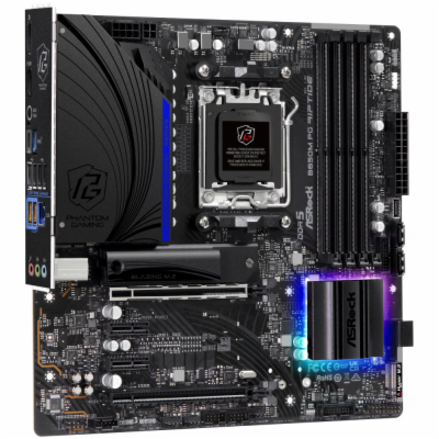 ASRock MB Sc AM5 B650M PG Riptide, AMD B650, 4xDDR5, 1xDP...