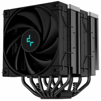 DEEPCOOL chladič AK620 Zero Dark / 2x120mm fan / 6x heatp...