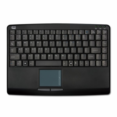 Adesso AKB-410UB/ drátová klávesnice/ mini/ touchpad/ USB...