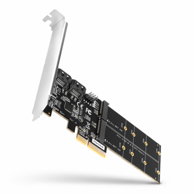 Axagon PCES-SA4M2 AXAGON PCES-SA4M2, PCIe řadič - 2x inte...