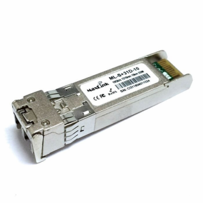 MaxLink 10G SFP+ optický modul, SM, 1310nm, 10km, 2x LC k...