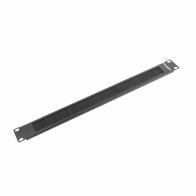 LANBERG 19" BRUSH PANEL 1U BLACK  