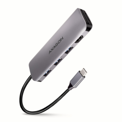 AXAGON HMC-HCR3A, USB 3.2 Gen 1 hub, porty 3x USB-A, HDMI...