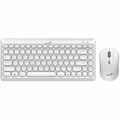 GENIUS LuxeMate Q8000 White/ Bezdrátový set 2,4GHz mini r...