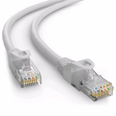 C-TECH kabel patchcord Cat6e, UTP, šedá, 25m