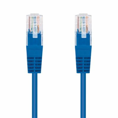 C-TECH CB-PP5-1B patch, Cat5e, UTP, 1m, modrý C-TECH kabe...