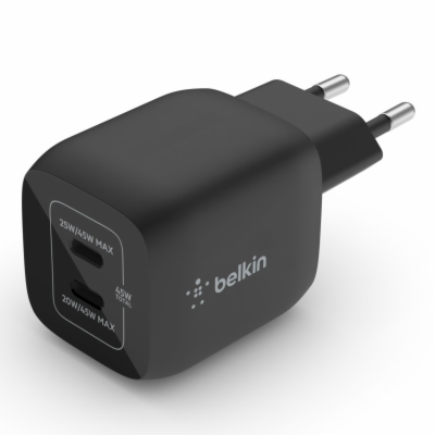 Belkin WCH011vfBK Belkin Duální 45W USB-C Power Delivery ...