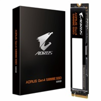 Gigabyte AORUS Gen4 5000E/500GB/SSD/M.2 NVMe/Černá/Heatsi...