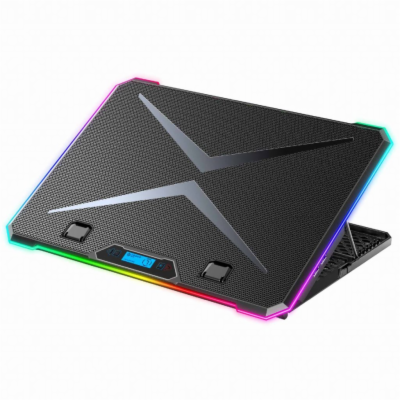 EVOLVEO Ania 9 RGB, nastavitelný podstavec pro notebook E...