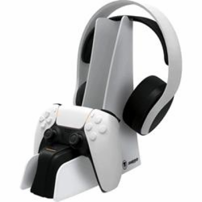 SNAKEBYTE PS5 Dual Charge 5 & Headset Stand white SnakeBy...