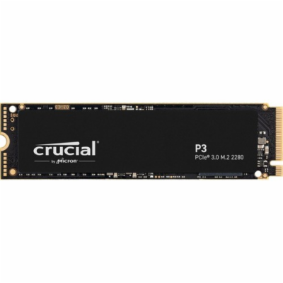 Crucial SSD 500GB P3 3D NAND PCIe 3.0 NVMe M.2 (č/z: 3500...