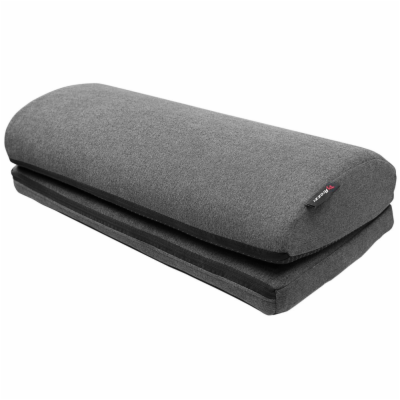 AROZZI Foot Rest Soft Fabric Dark Grey/ ergonomický polšt...