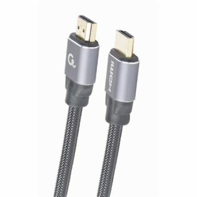 GEMBIRD CABLEXPERT Kabel HDMI 2.0, 2m, opletený, černý, e...