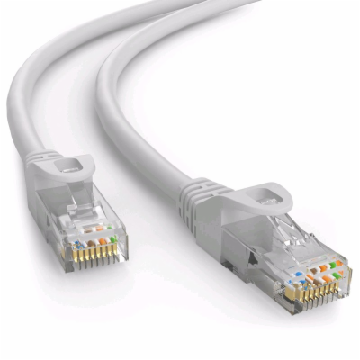 C-Tech CB-PP6-05 patch, Cat6e, UTP, 0,5m, šedý C-TECH Kab...