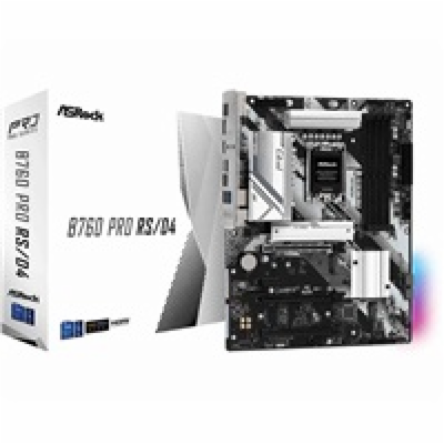 ASRock MB Sc LGA1700 B760 PRO RS/D4, Intel B760, 4xDDR4, ...