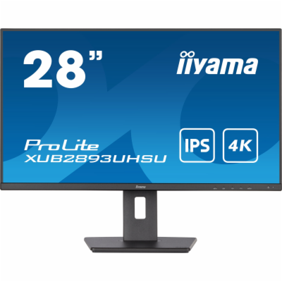 iiyama ProLite/XUB2893UHSU-B5/28"/IPS/4K UHD/60Hz/3ms/Bla...