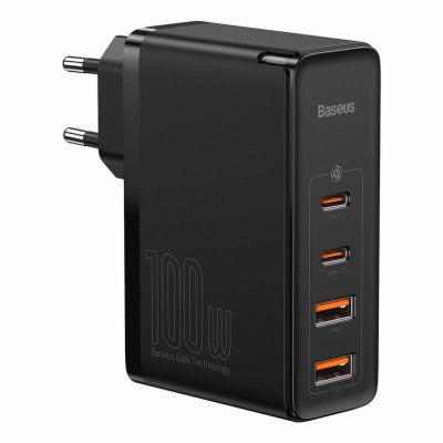 Baseus CCGAN2P-L01 GaN2 Pro Quick Nabíječka 2xUSB + 2xUSB...