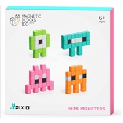 PIXIO Mini Monsters magnetická stavebnice