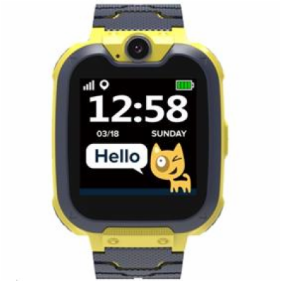 CANYON smart hodinky Tony KW-31 YELLOW,1,54" GSM, microSI...