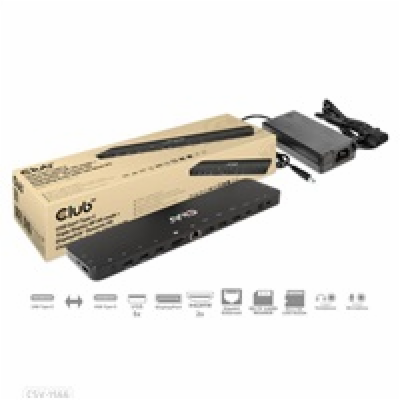 Club3D CSV-1566 Club3D Dokovací stanice USB-C, Triple Dis...