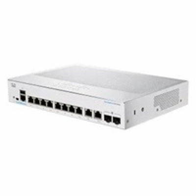 Cisco switch CBS350-8T-E-2G-EU (8xGbE,2xGbE/SFP combo,fan...