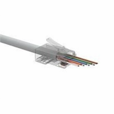 Solarix Univerzální EASY konektor RJ45 CAT5E STP 8p8c na ...