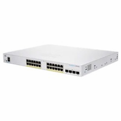 Cisco switch CBS350-24P-4G-UK (24xGbE,4xSFP,24xPoE+,195W,...