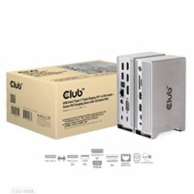 Club3D Dokovací stanice USB-C, Triple Display DP 1.4 Alt ...