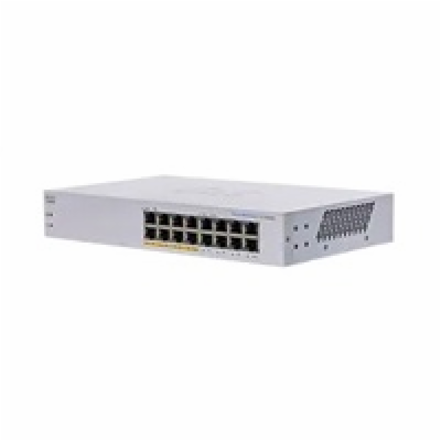 Cisco switch CBS110-16PP (16xGbE, 8xPoE+, 64W, fanless) -...