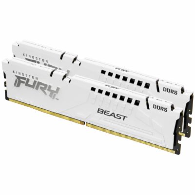 Kingston DDR5 Fury Beast White 64GB 2x32GB 6000MHz CL40 D...