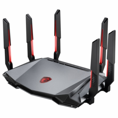 MSI herní router RadiX AXE6600 WiFi 6E Tri-Band (2,4GHz, ...